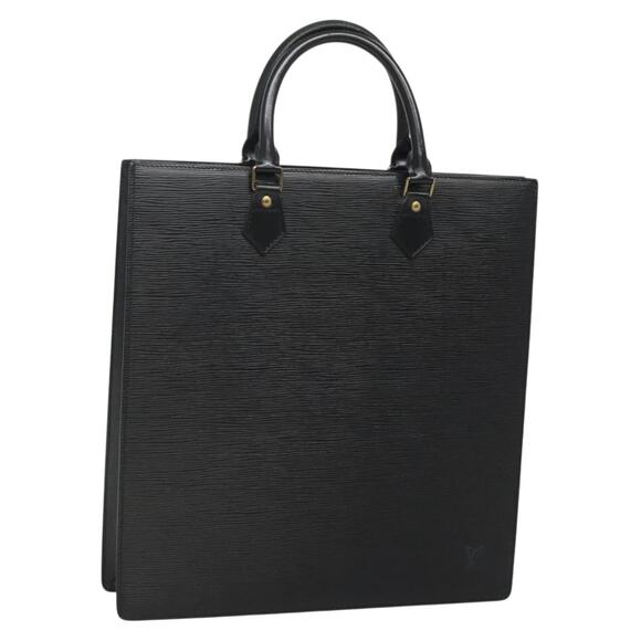 LOUIS VUITTON Epi Sac Plat Hand Bag Black M59082 - Picture 1 of 16